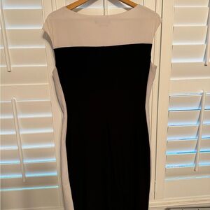 Ralph Lauren Black/white dress! Office or cocktails!